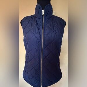 Old Navy Navy Blue Quilted Vest
